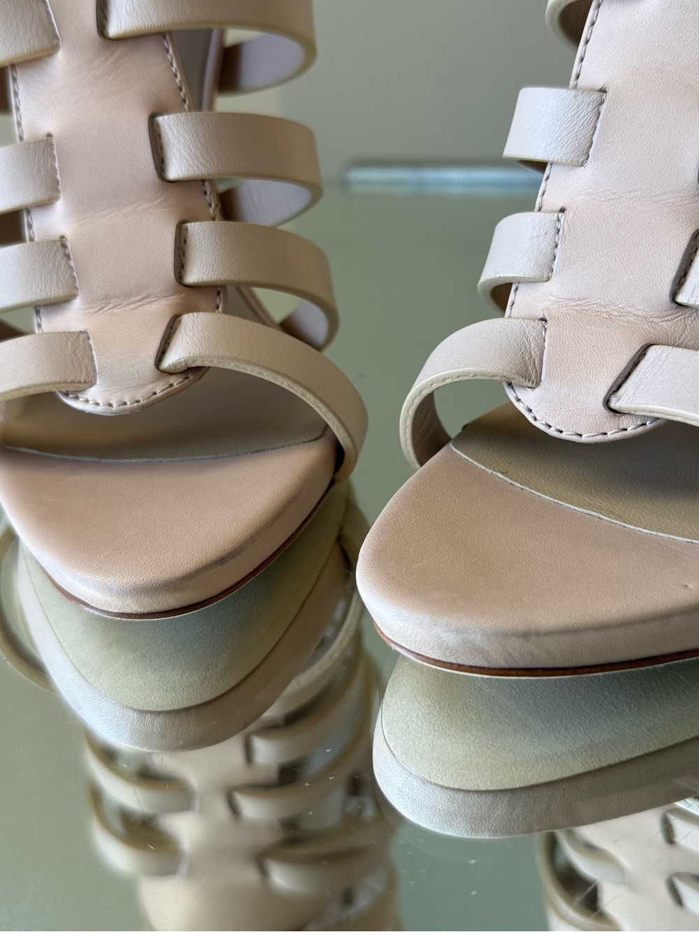 New Giuseppe Zanotti High-Heel Caged Knee Sandals, $2,295 38 - Picture 6 of 14